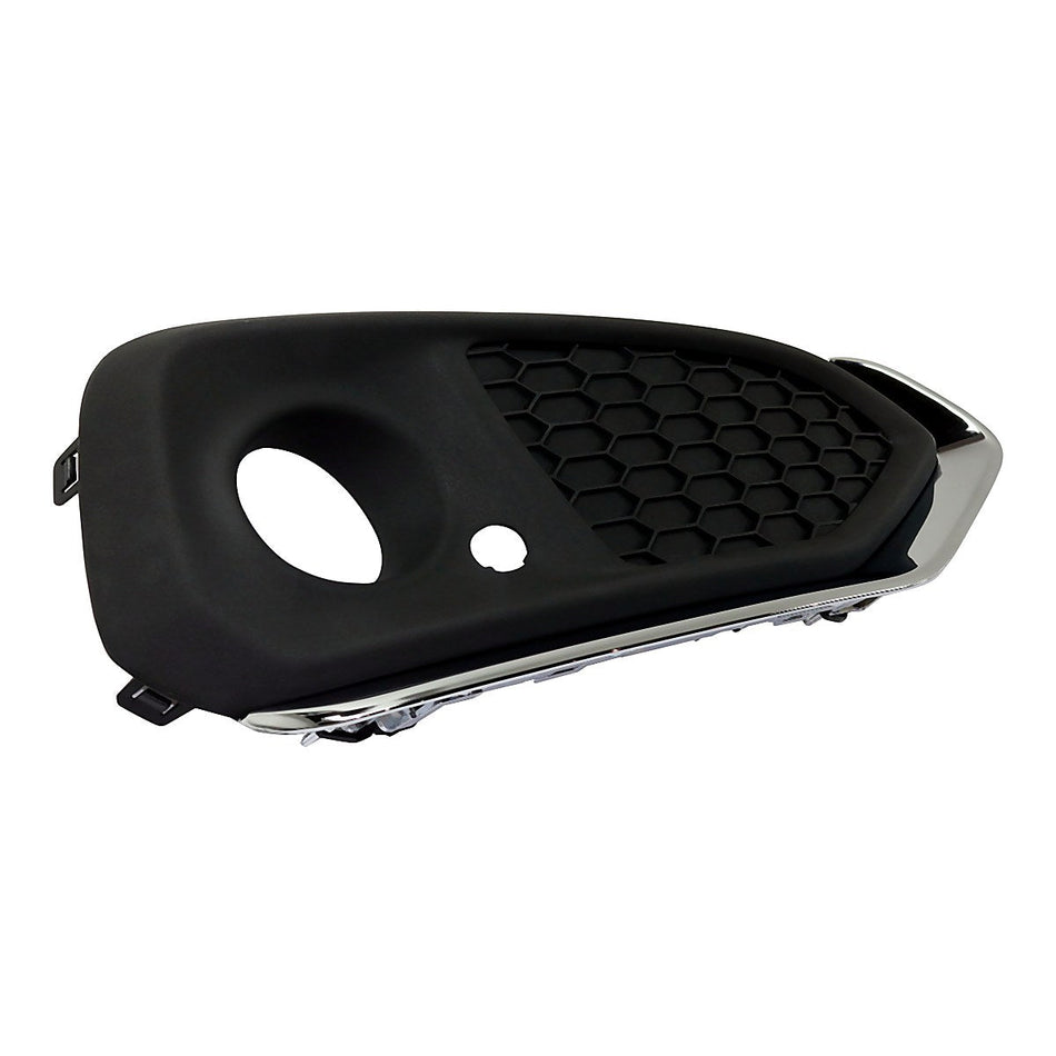 2016-2018 Acura Rdx Fog Light Bezel Front Passenger Side Black With Chrome Moulding – Side View (AC1039113)