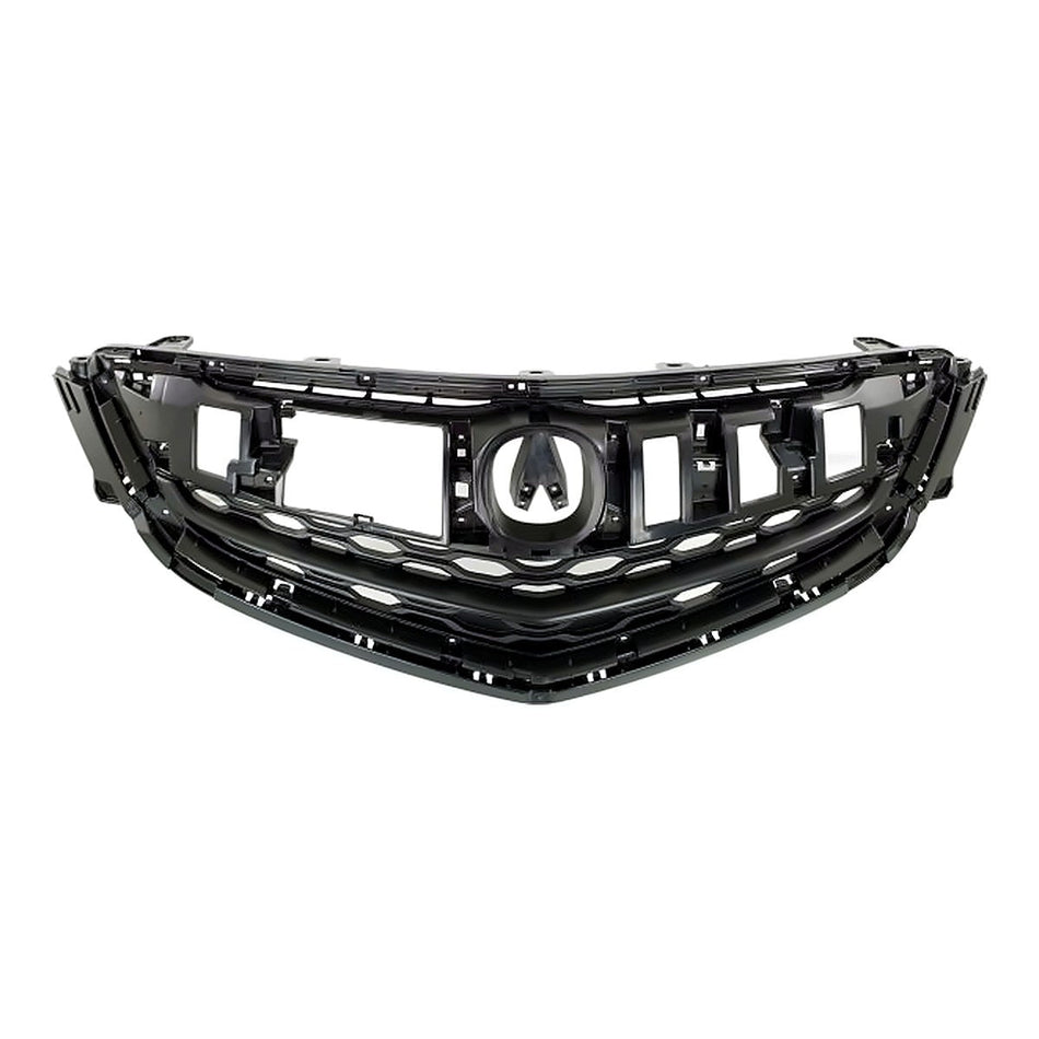 2015-2017 Acura Tlx Grille Matte Black Exc Moulding – Front View (AC1200124)