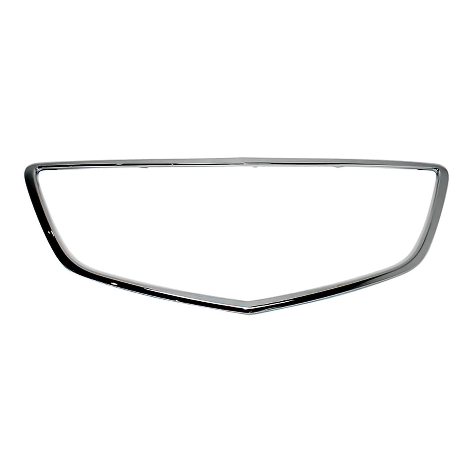 2014-2016 Acura Mdx Grille Outline Mldg All Chrome – Front View (AC1202103)