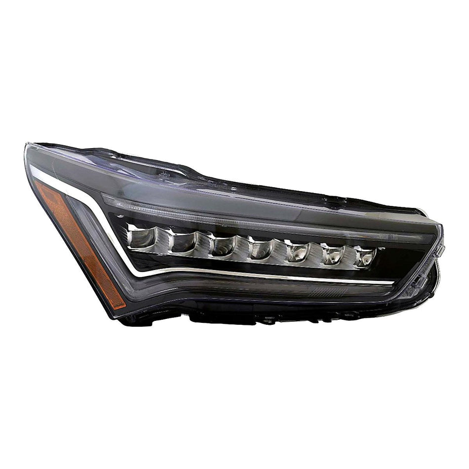 2019-2025 Acura Rdx Headlight Passenger Side Dark Upper Lens Strip Without Adaptive Lamps / Fits 22-25 Without Fog Lights / 19-21 A-Spec – AC2503140