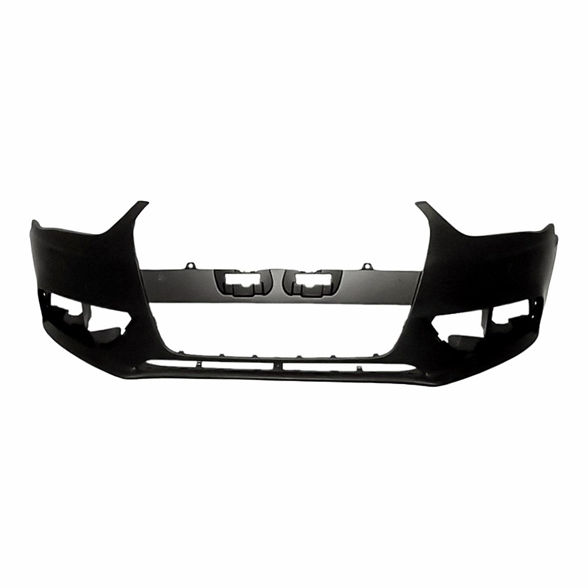 2013-2016 Audi A4 Bumper Front Without S-Line Pkg With H/L Washer Without Sensor Primed Black_AU1000189
