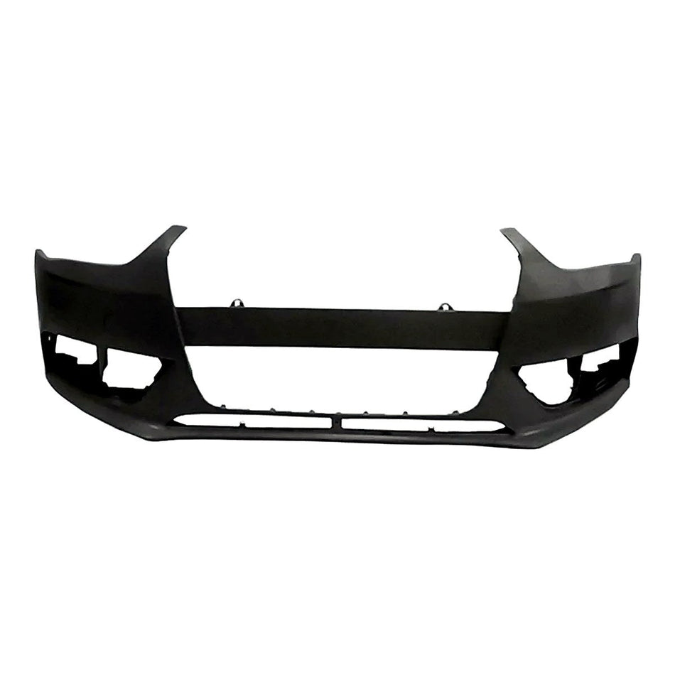 2013-2016 Audi A4 Bumper Front Without S-Line Pkg Without H/L Washer/Sensor Primed Gray_AU1000190