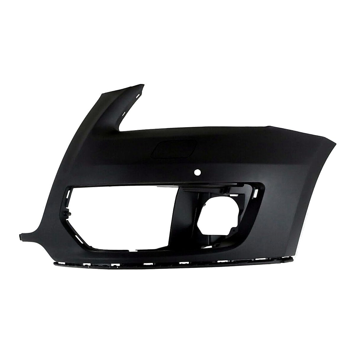 2009-2012 Audi Q5 Bumper Front Driver Side With Sensor Hole Primed-Black Without S-Line Pkg_AU1016101