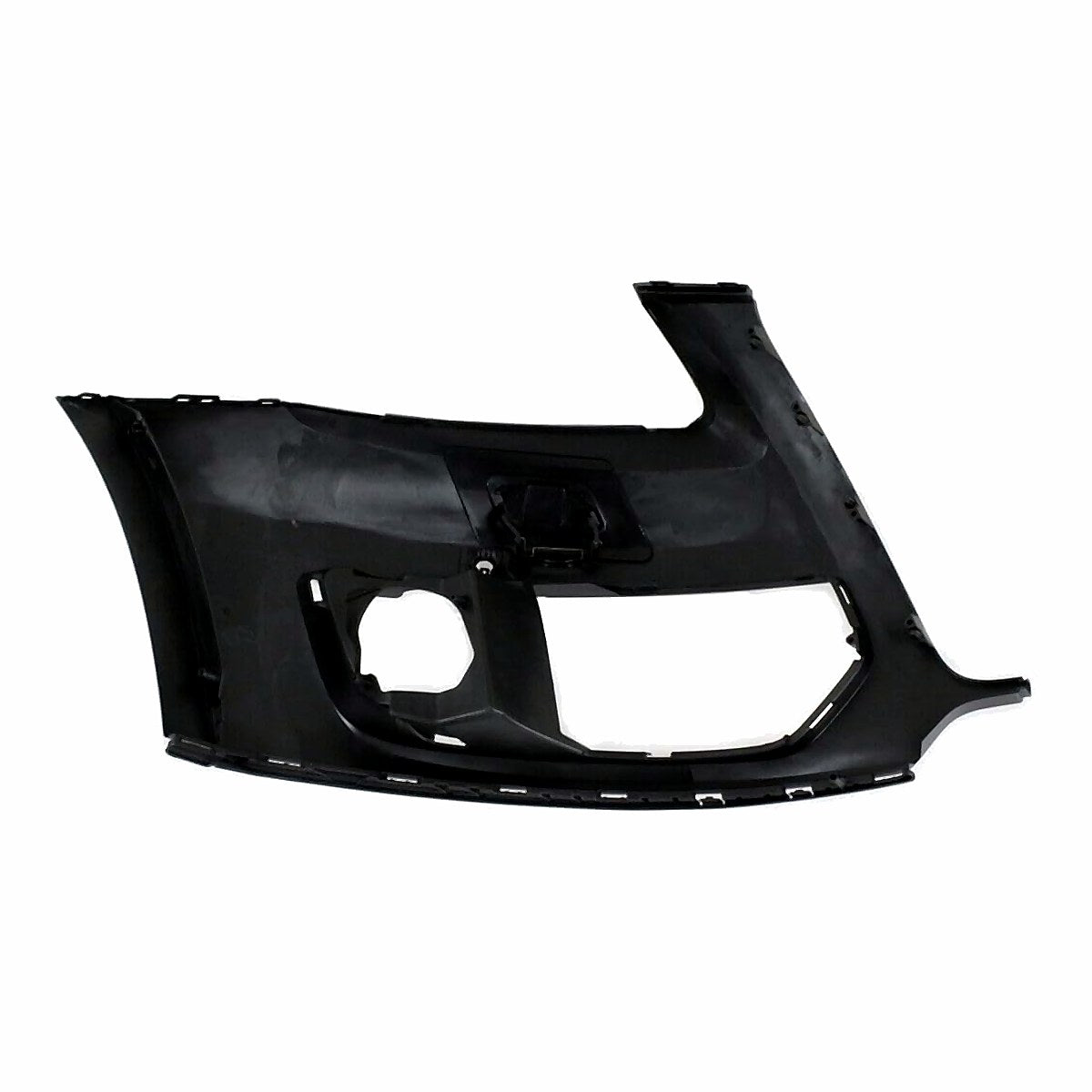 2009-2012 Audi Q5 Bumper Front Driver Side With Sensor Hole Primed-Black Without S-Line Pkg_AU1016101-2