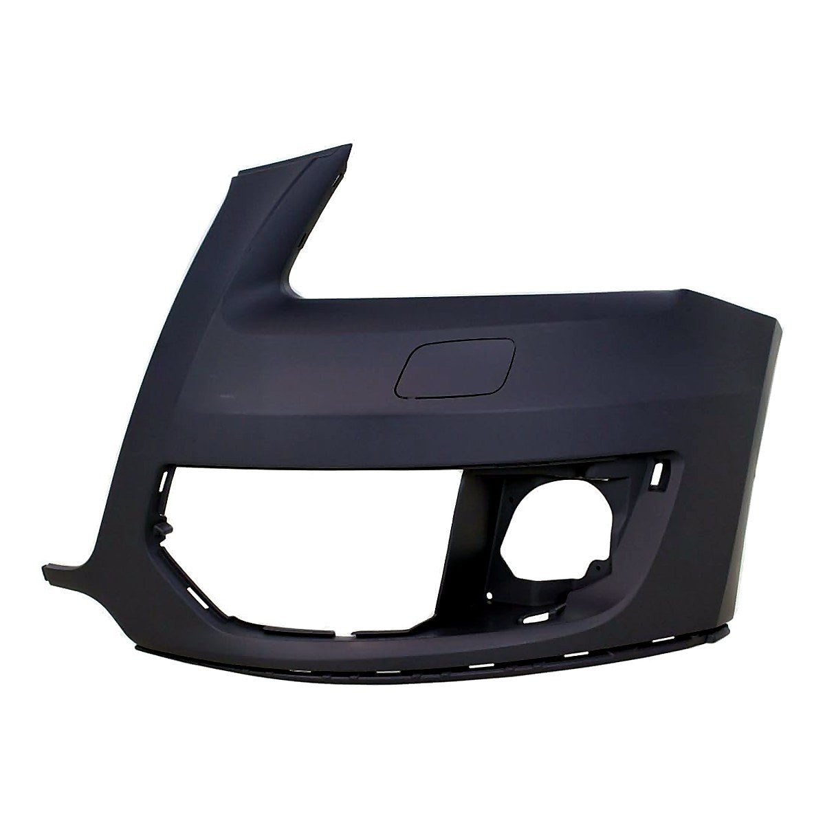 2009-2012 Audi Q5 Bumper Front Passenger Side Without Sensor Hole Primed-Black Without S-Line Pkg_AU1017100