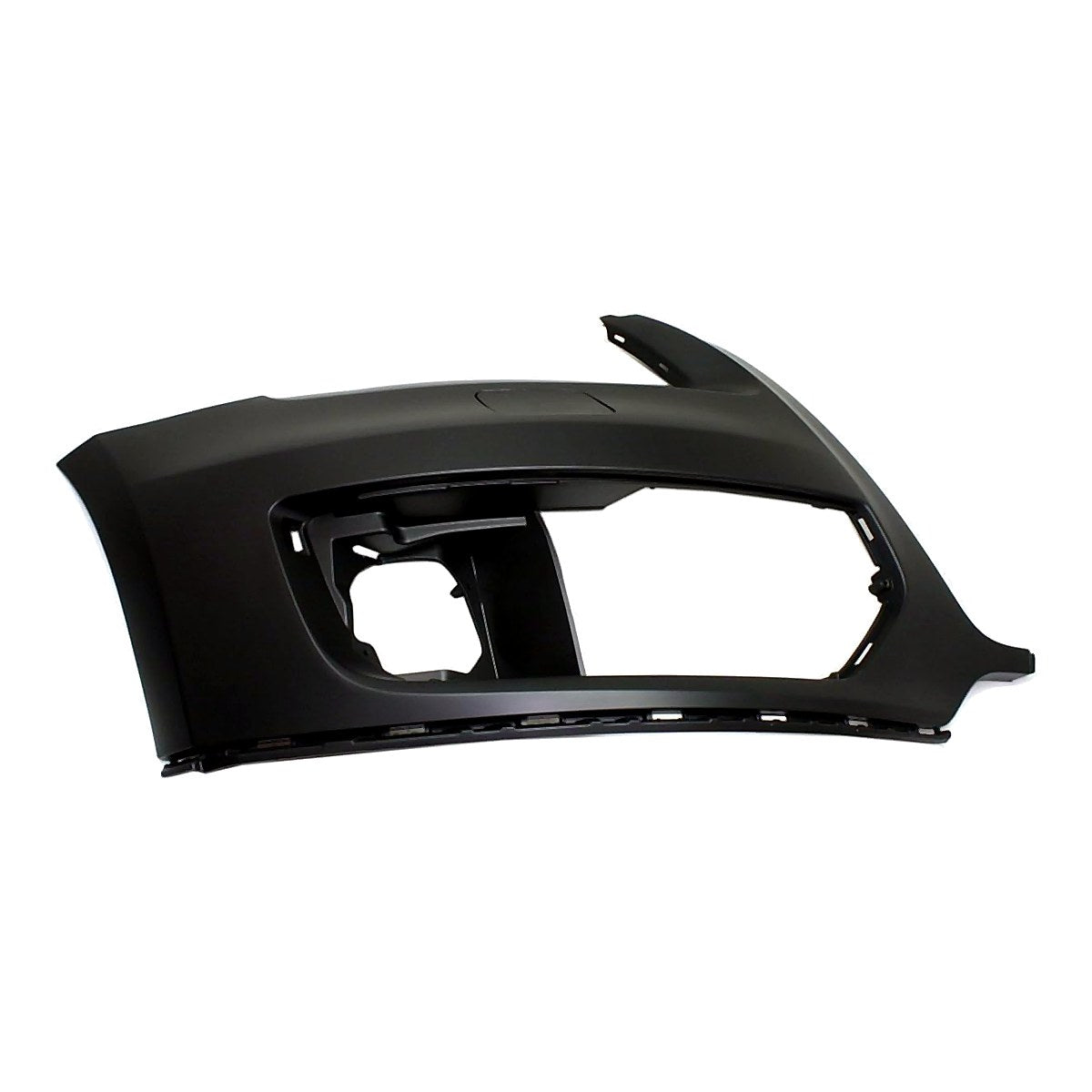 2009-2012 Audi Q5 Bumper Front Passenger Side Without Sensor Hole Primed-Black Without S-Line Pkg_AU1017100-2