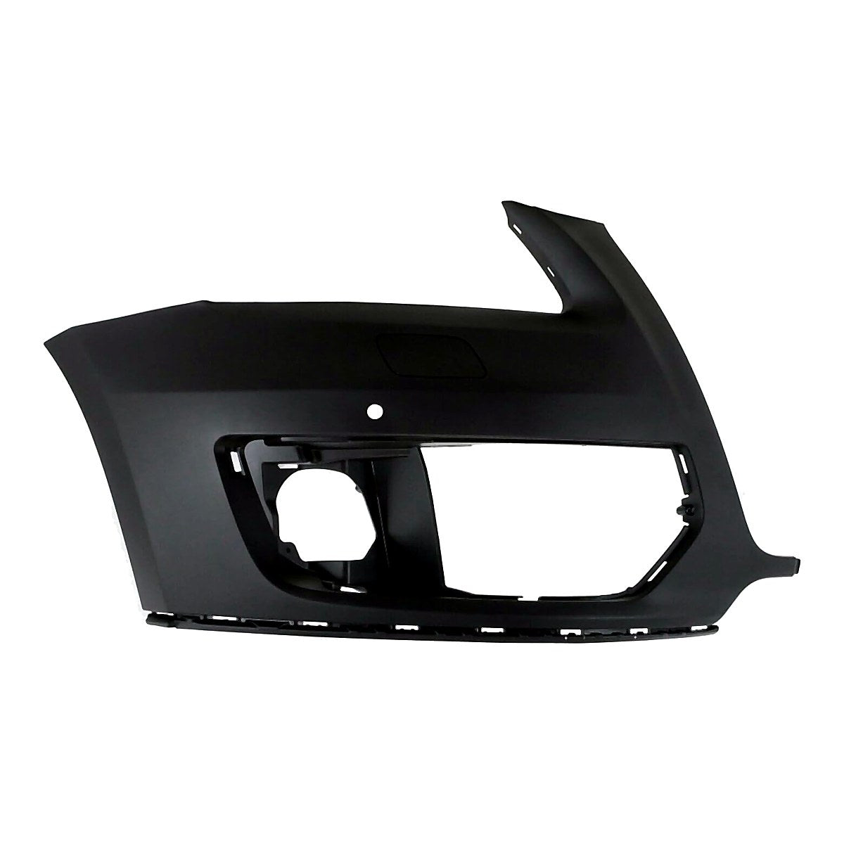 2009-2012 Audi Q5 Bumper Front Passenger Side With Sensor Hole Primed-Black Without S-Line Pkg_AU1017101
