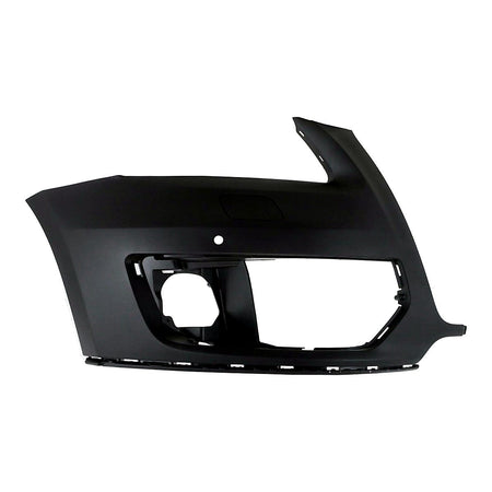 2009-2012 Audi Q5 Bumper Front Passenger Side With Sensor Hole Primed-Black Without S-Line Pkg_AU1017101