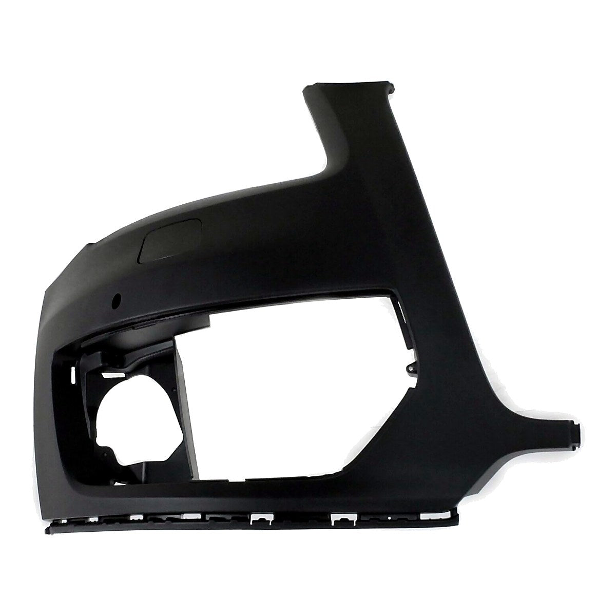 2009-2012 Audi Q5 Bumper Front Passenger Side With Sensor Hole Primed-Black Without S-Line Pkg_AU1017101-2