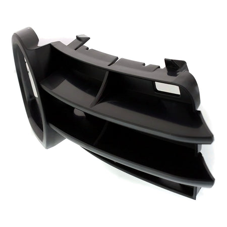 2006-2008 Audi A3 Grille Lower Driver Side With Fog Light Hole Matte-Black Without Sport – Side View (AU1038103)
