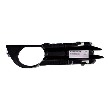 2006-2008 Audi A3 Grille Lower Driver Side With Fog Light Hole Matte-Black Without Sport – Back View (AU1038103)
