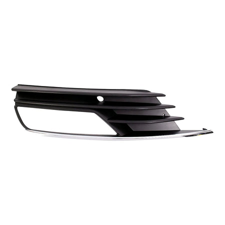 2015-2016 Audi A3 Fog Light Bezel Front Driver Side Without S Line Sdn/Conv Black – Front View (AU1038129)