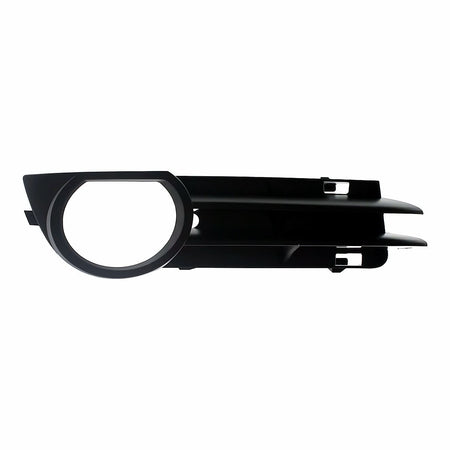 2006-2008 Audi A3 Grille Lower Passenger Side With Fog Lp Hole Matte-Black Without Sport – Front View (AU1039103)