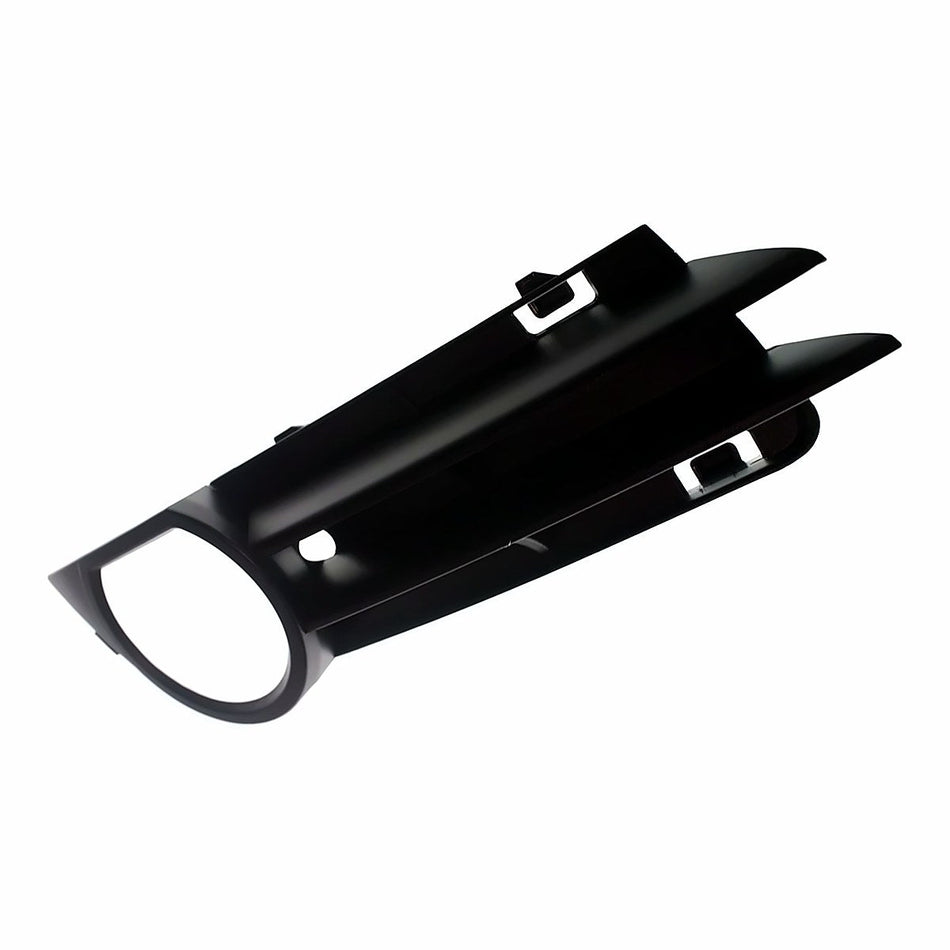 2006-2008 Audi A3 Grille Lower Passenger Side With Fog Lp Hole Matte-Black Without Sport – Side View (AU1039103)