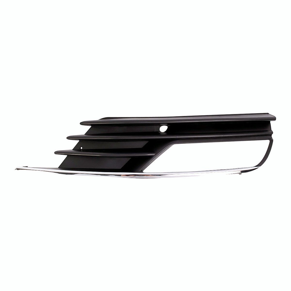 2015-2016 Audi A3 Fog Light Bezel Front Passenger Side Without S Line Sdn/Conv Black – Front View (AU1039129)