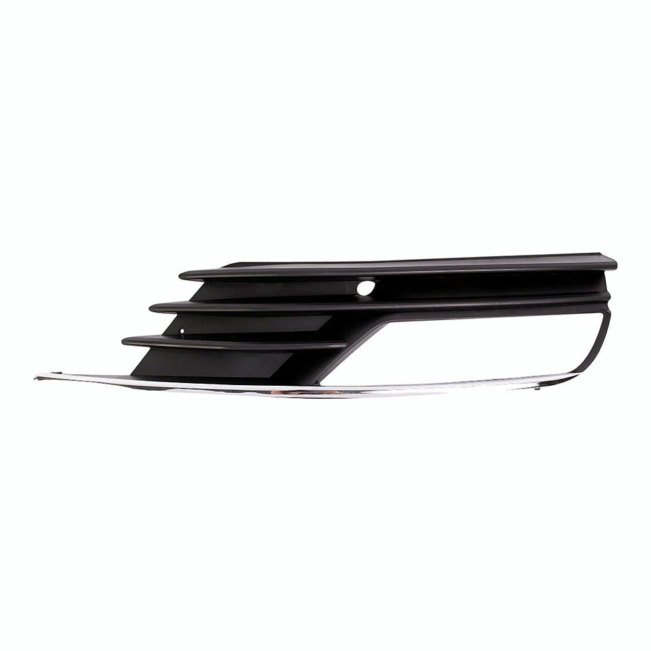 2015-2016 Audi A3 Fog Light Bezel Front Passenger Side Without S Line Sdn/Conv Black – Front View (AU1039129)