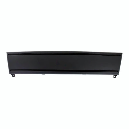 2009-2012 Audi A4 License Plate Moulding Front (Matte-Black) With S-Line – Front View (AU1068103)