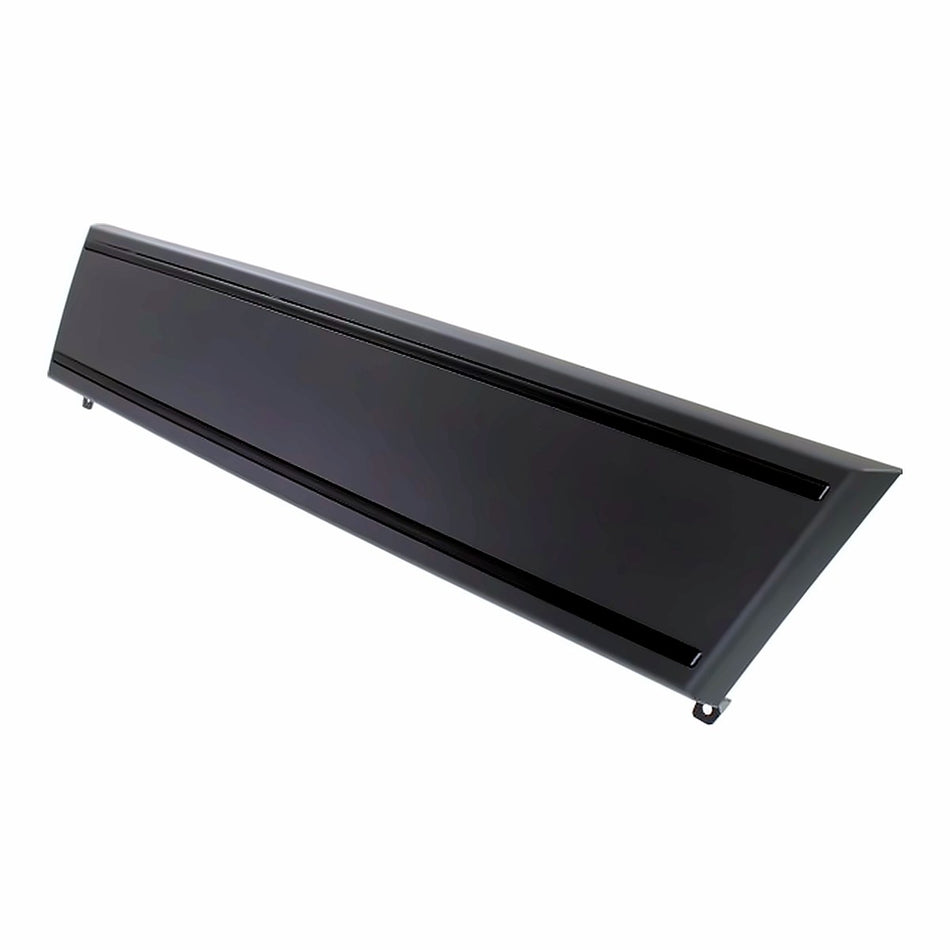 2009-2012 Audi A4 License Plate Moulding Front (Matte-Black) With S-Line – Side View (AU1068103)