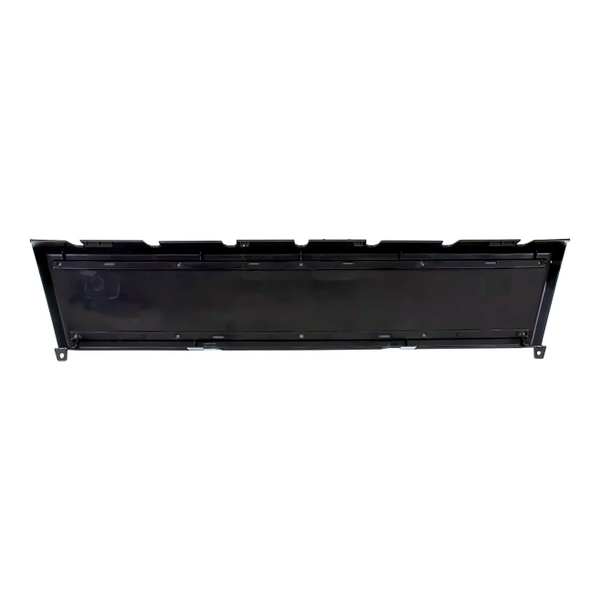 2009-2012 Audi A4 License Plate Moulding Front (Matte-Black) With S-Line – Back View (AU1068103)