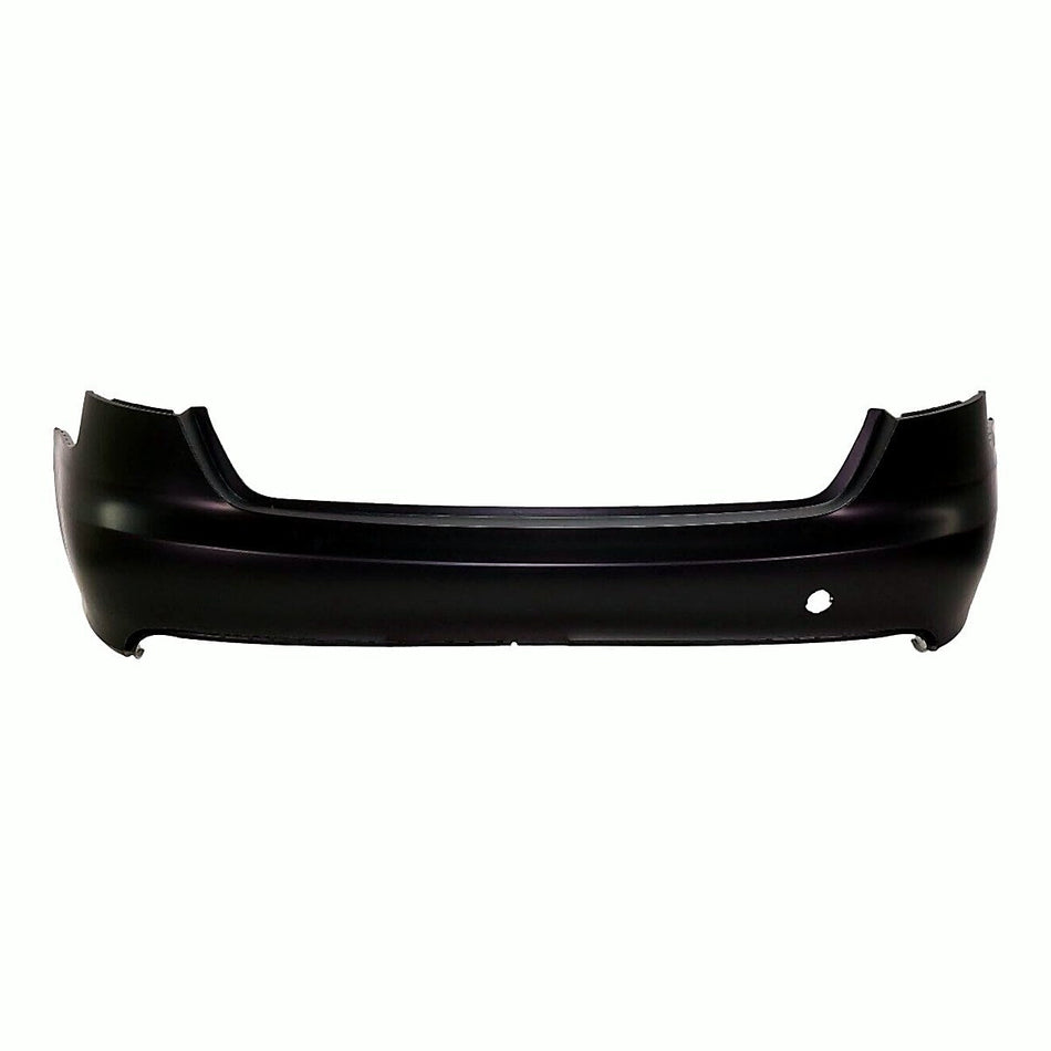 2009-2012 Audi A4 Bumper Rear Without Sensor Hole Primed Without S-Line_AU1100193