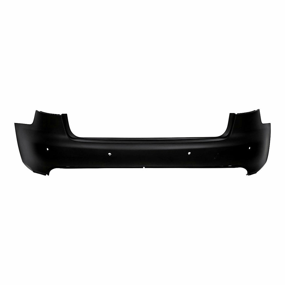 2009-2012 Audi A4 Bumper Rear With Sensor Hole Primed Without S-Line_AU1100195
