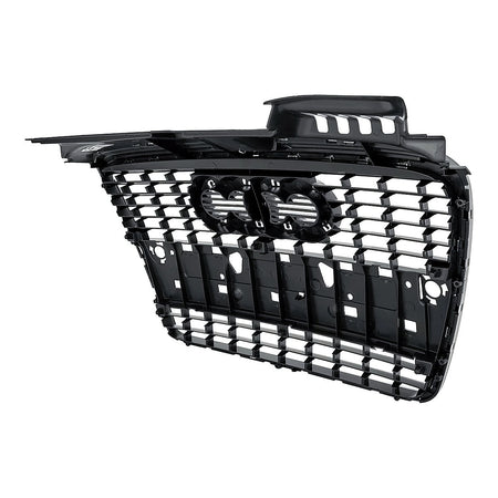 2007-2009 Audi A4_Cabrio Grille (Chrome/Primed-Black) Without S-Line Pkg – Back View (AU1200112)