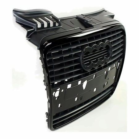 2006-2008 Audi A4 Grille (Ptd/Primed-Black) Without S-Line Pkg – Side View (AU1200113)