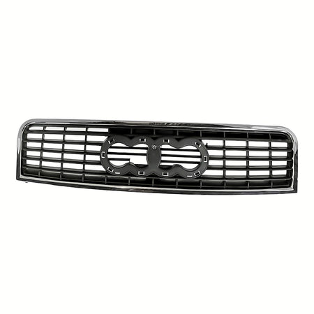 2002-2005 Audi A4 Grille Chrome/Black – Front View (AU1200114)