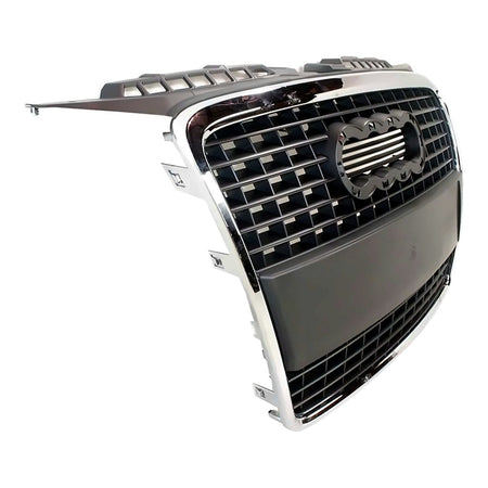 2006-2008 Audi A3 Grille (Chrome/Primed-Black) Without Sport Pkg – Side View (AU1200115)