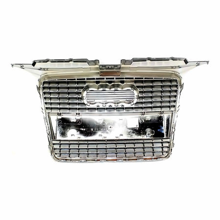 2006-2008 Audi A3 Grille (Chrome/Primed-Black) Without Sport Pkg – Back View (AU1200115)