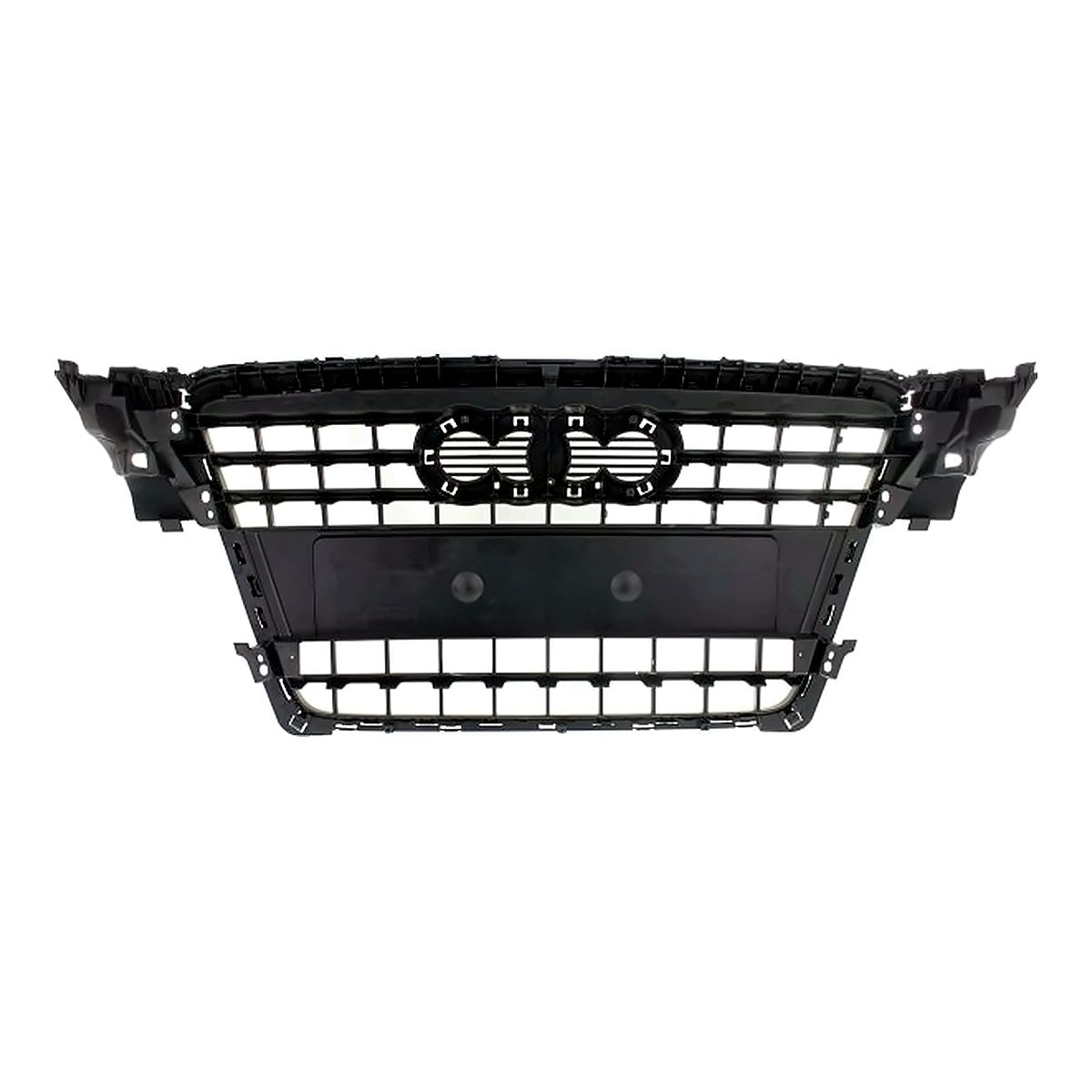 2009-2012 Audi A4 Grille Black With Black Frontame – Back View (AU1200117)