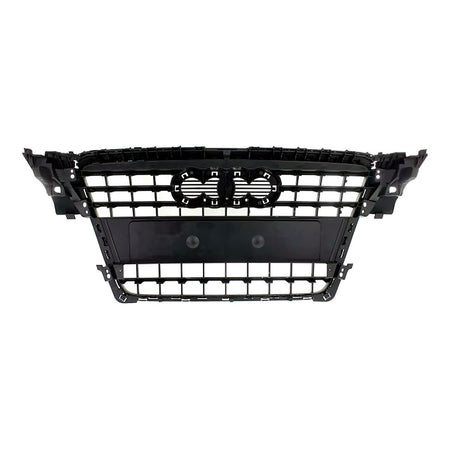 2009-2012 Audi A4 Grille Black With Black Frontame – Back View (AU1200117)