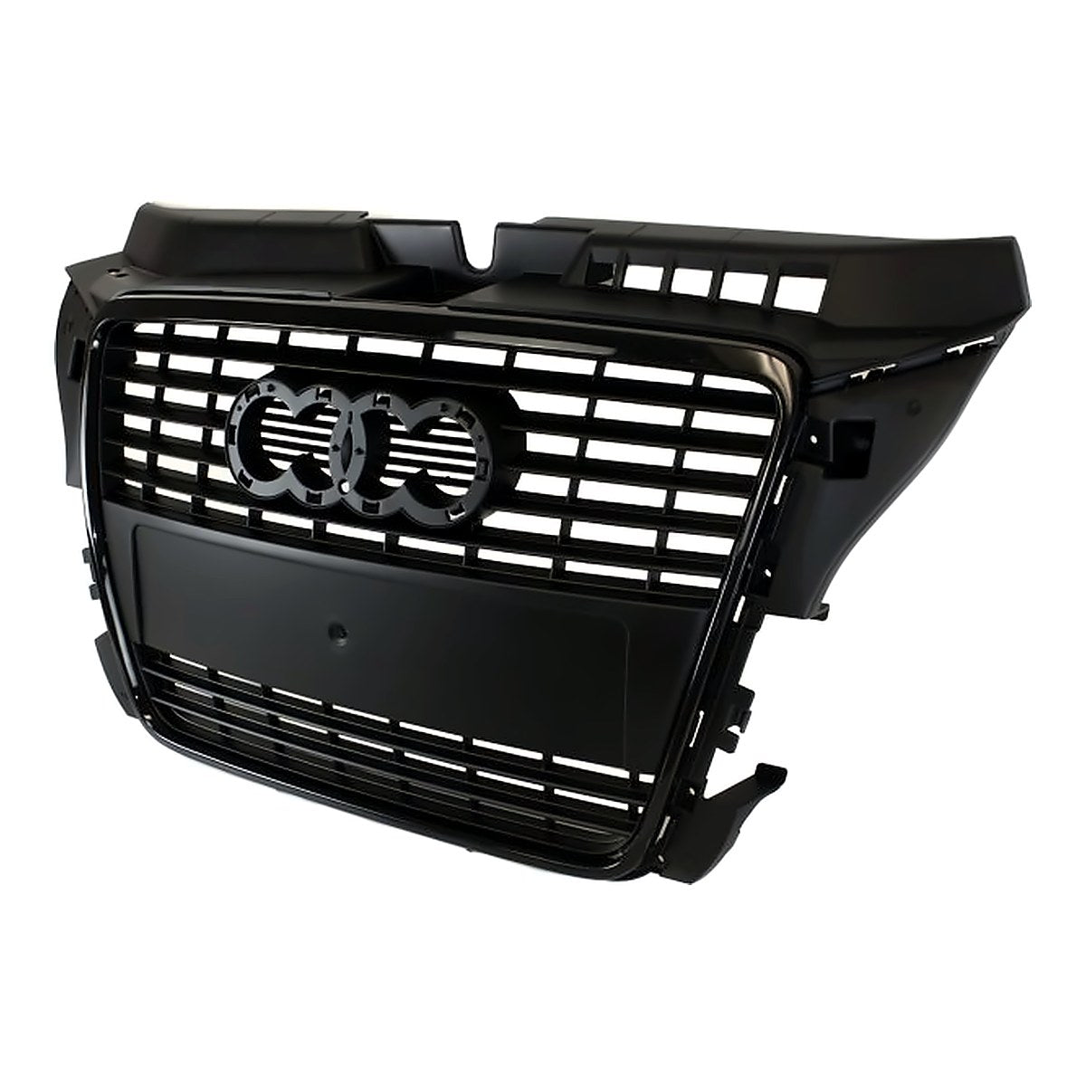2009-2013 Audi A3 Grille Painted Black – Side View (AU1200119)