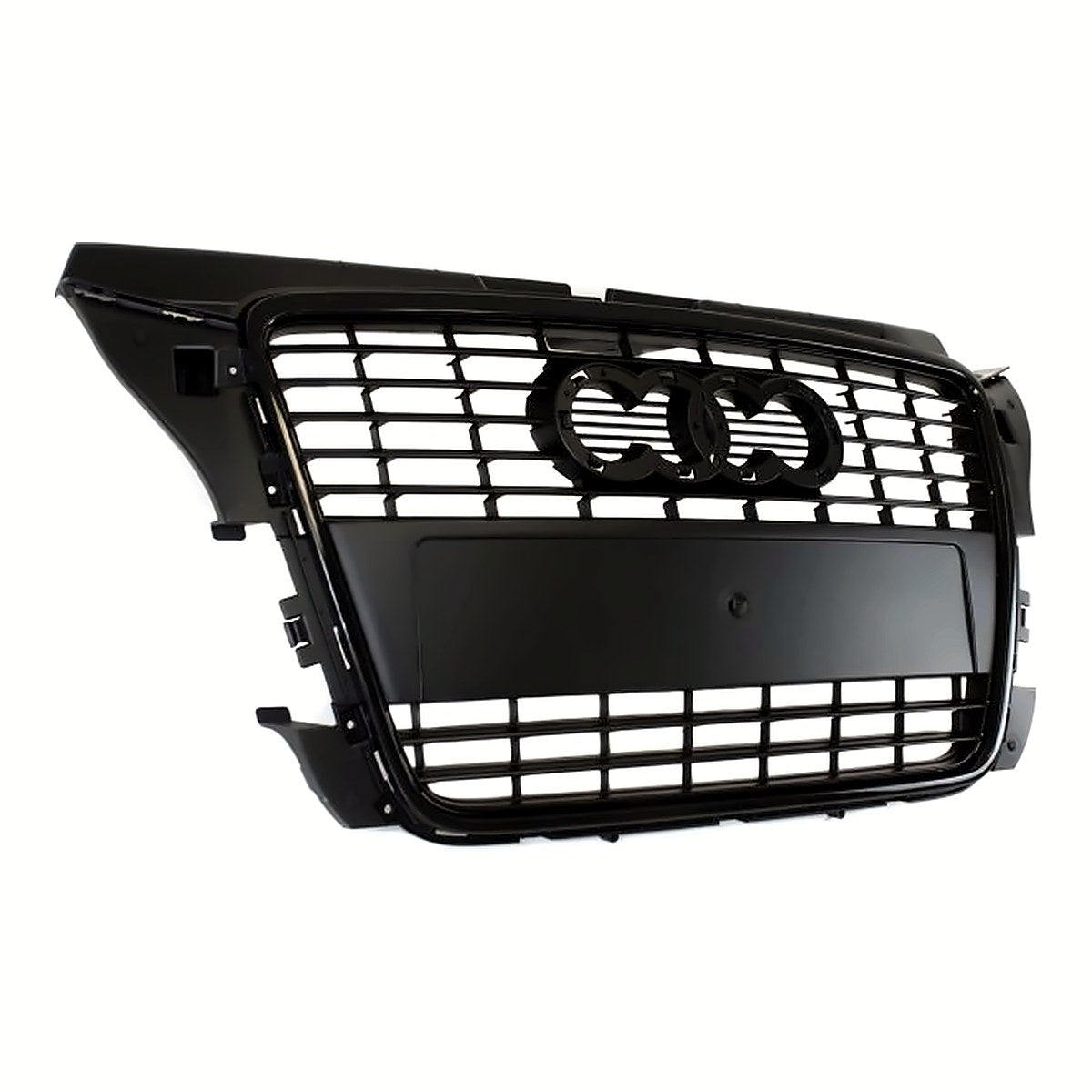 2009-2013 Audi A3 Grille Painted Black – Side View (AU1200119)