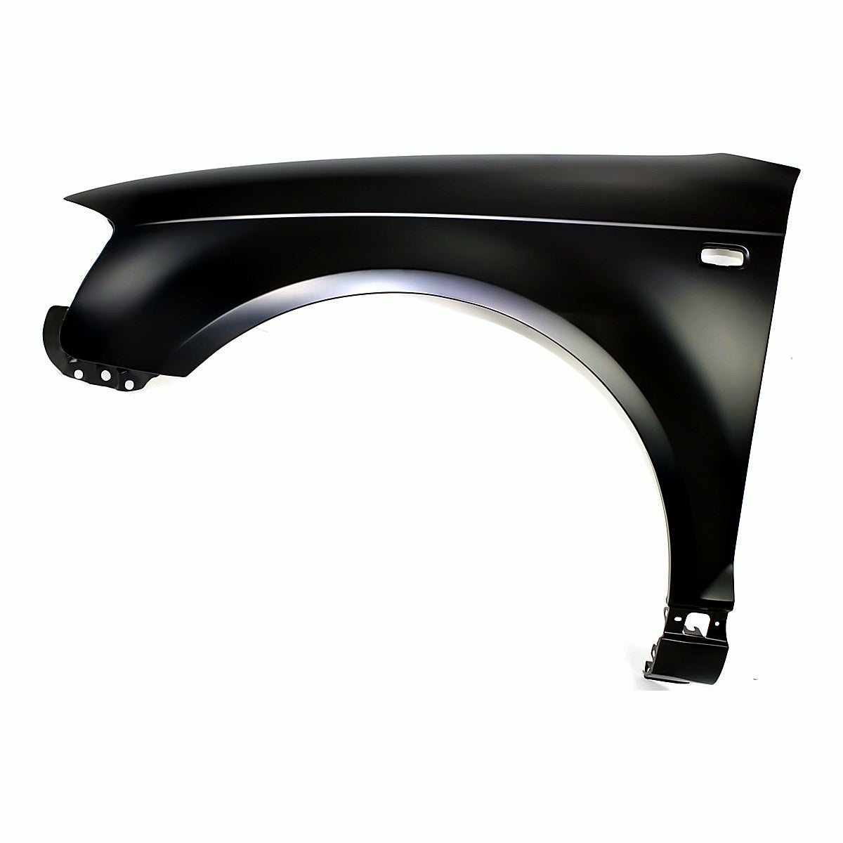 2006-2008 Audi A3 Fender Front Driver Side (With Side Lamp Hole) – Front View (AU1240120)