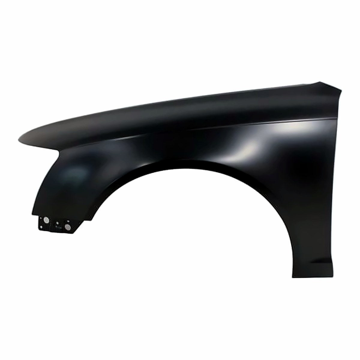 2009-2011 Audi A6 Fender Front Driver Side (Without Side Lamp Hole) Aluminum – Front View (AU1240123)