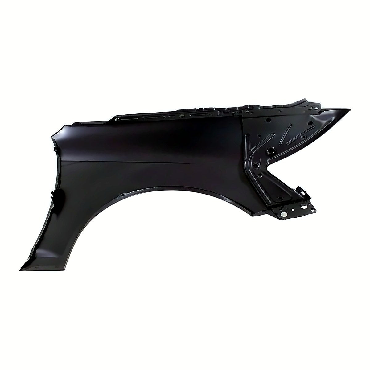 2009-2011 Audi A6 Fender Front Driver Side (Without Side Lamp Hole) Steel – Back View (AU1240128)