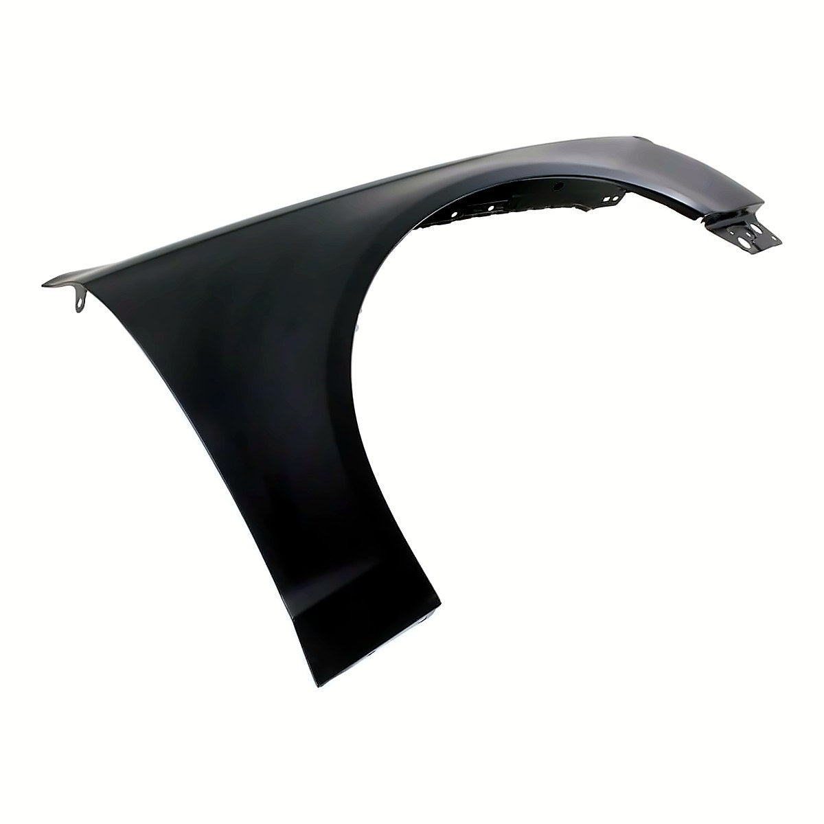 2009-2011 Audi A6 Fender Front Passenger Side (Without Side Lamp Hole) Aluminum – Side View (AU1241123)