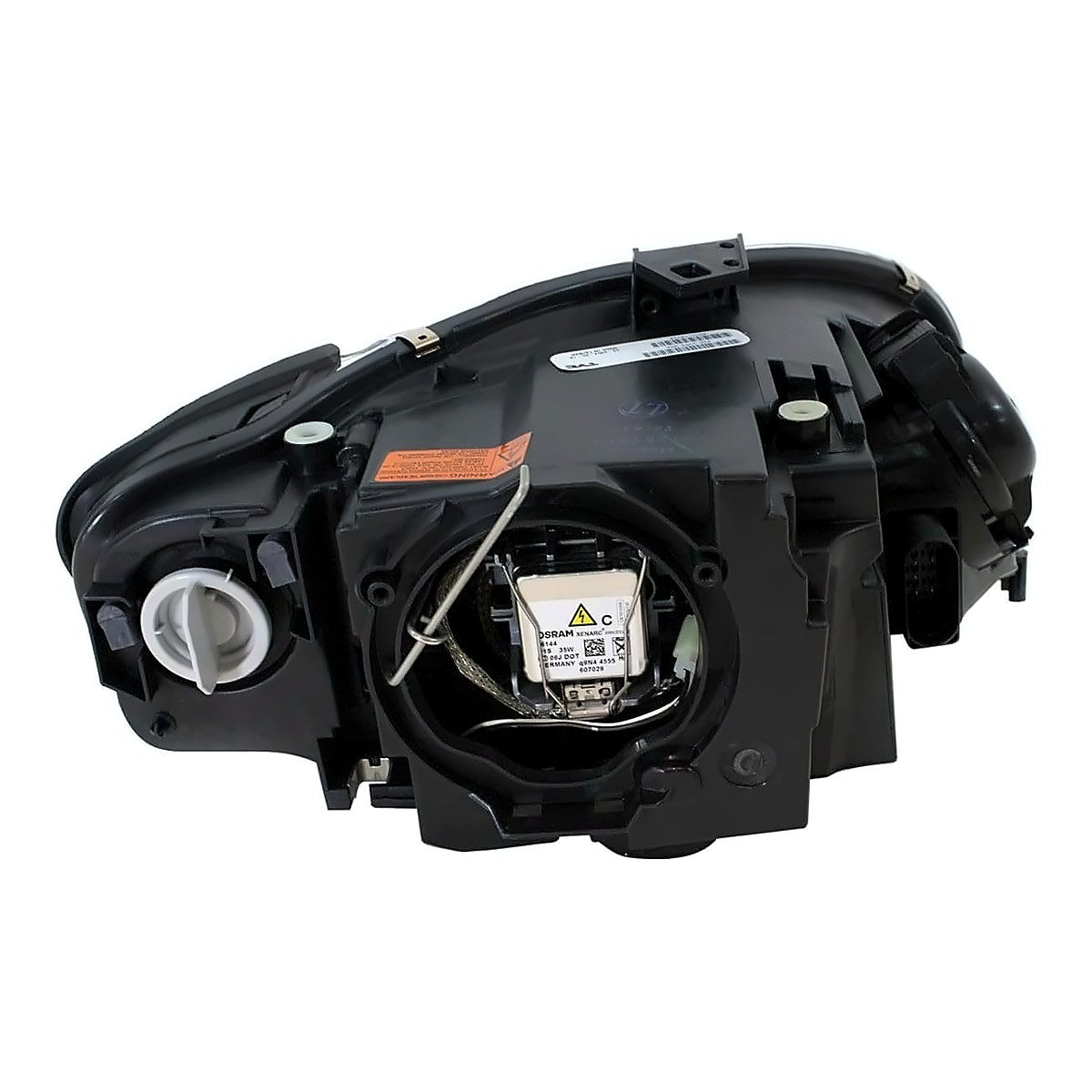 2007-2009 Audi A4_Cabrio Headlight Driver Side Hid Without Curve – Back View (AU2502129)