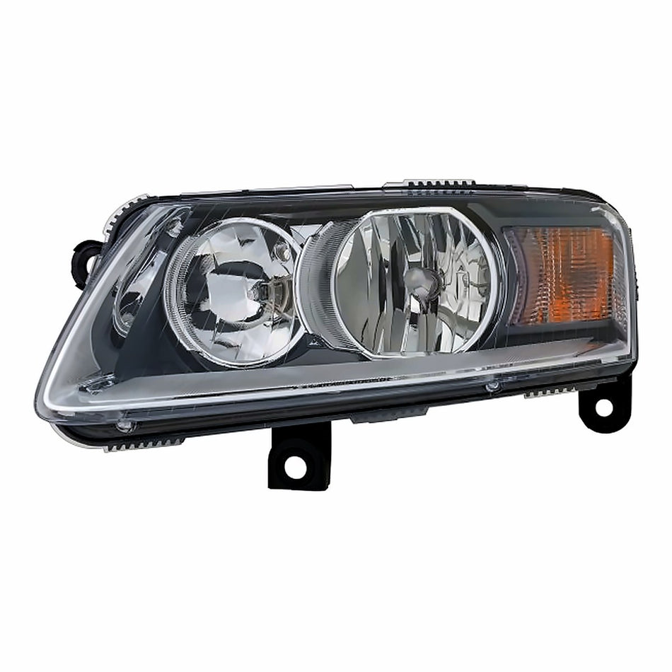2005-2008 Audi A6 Headlight Driver Side Halogen Sdn 05-08/Wgn 06-08 – Front View (AU2502131)