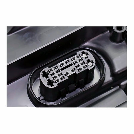 2017-2019 Audi A4 Headlight Passenger Side Led With Square Projector – Installed View (AU2503204)