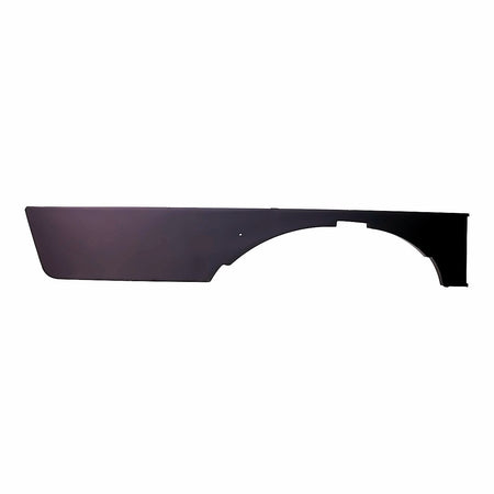 2007-2009 Audi A4_Cabrio Fog Light Trim Front Driver Side Upper Without Sprt Pkg Matte-Black – Front View (AU2600101)