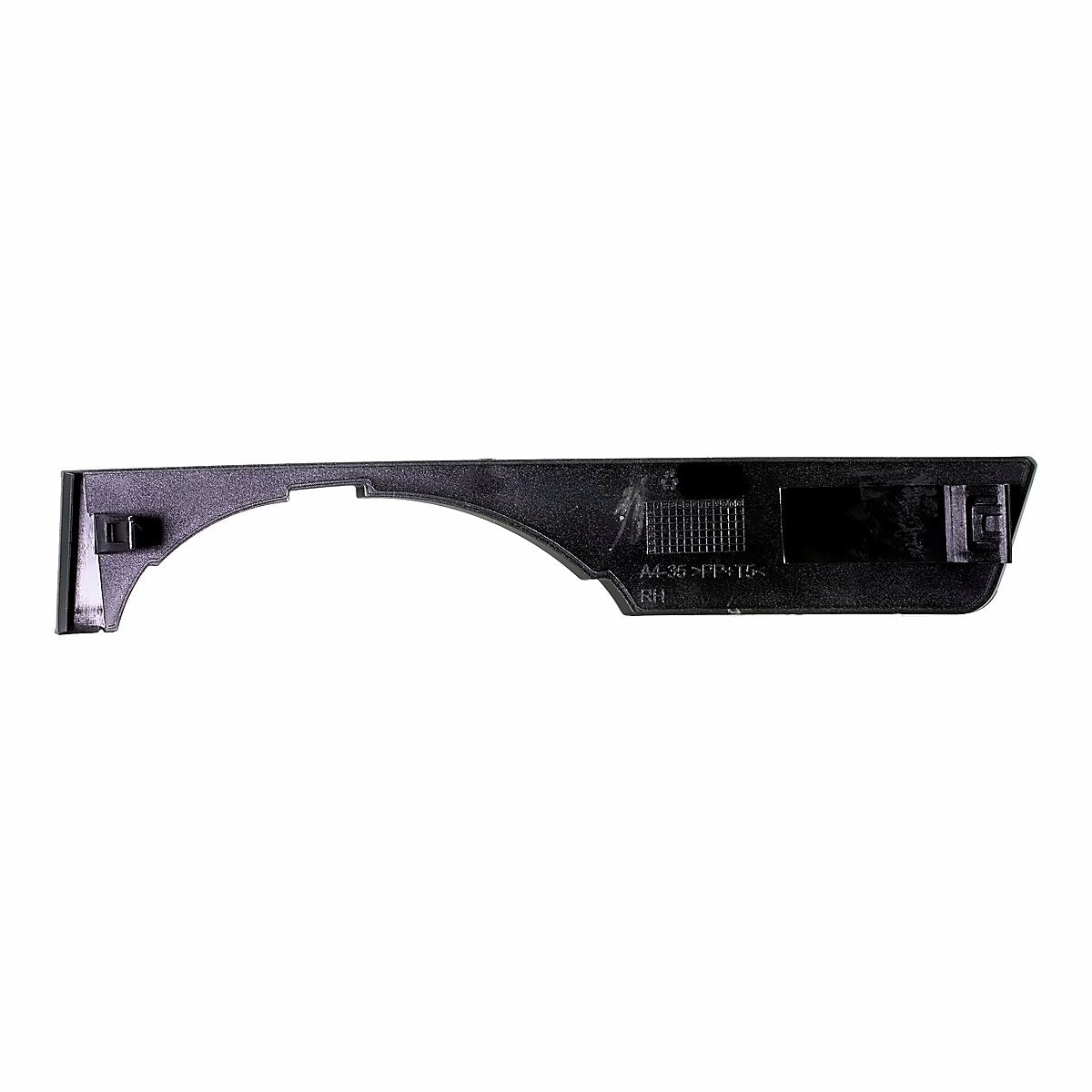 2007-2009 Audi A4_Cabrio Fog Light Trim Front Driver Side Upper Without Sprt Pkg Matte-Black – Back View (AU2600101)