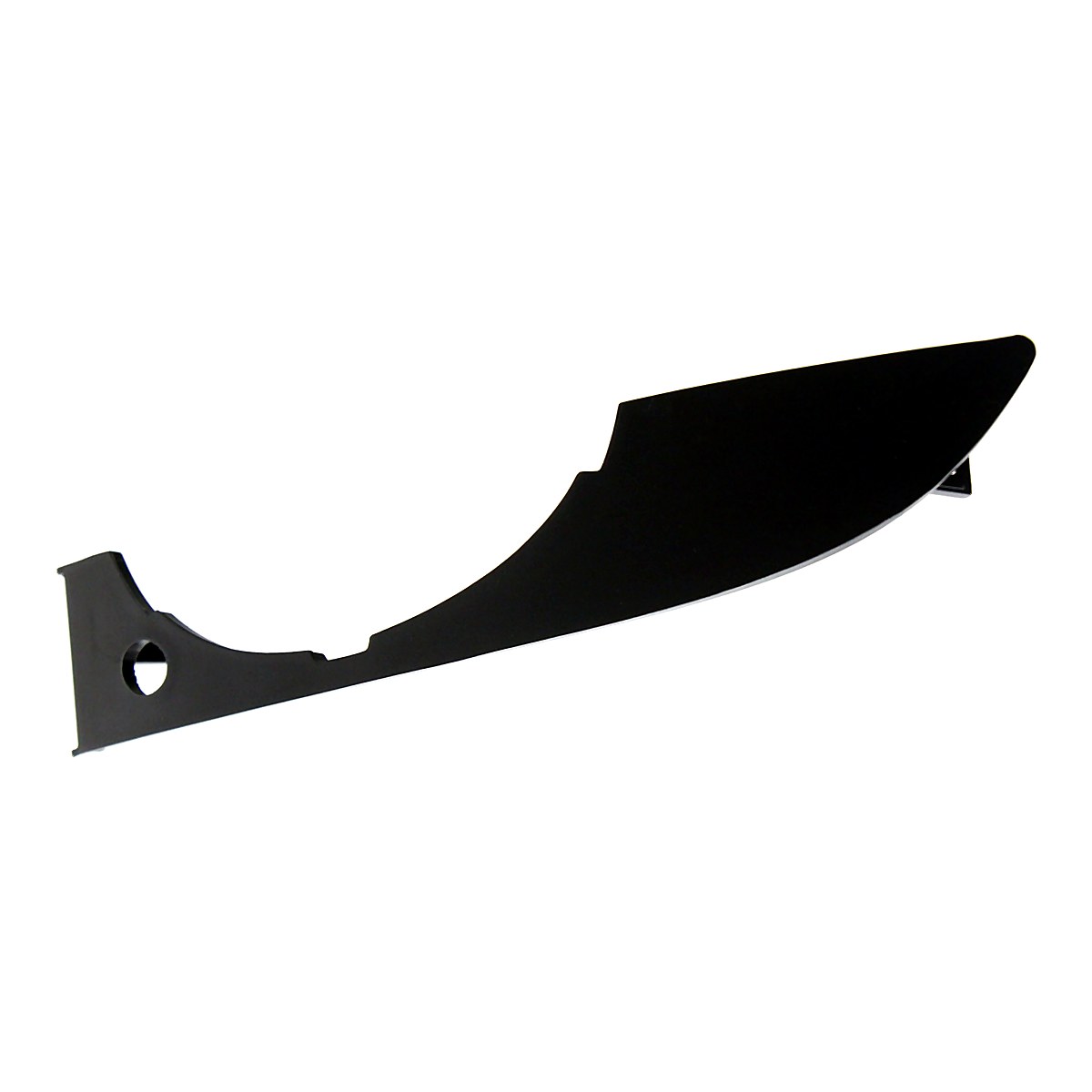 2007-2009 Audi A4_Cabrio Fog Light Lower Trim Front Driver Side Without Sprt Pkg Matte-Black – Side View (AU2600102)
