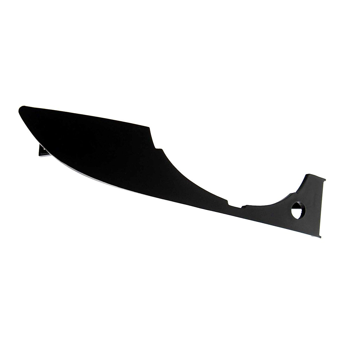 2007-2009 Audi A4_Cabrio Fog Light Lower Trim Front Passenger Side Without Sprt Pkg Matte-Black – Side View (AU2601102)