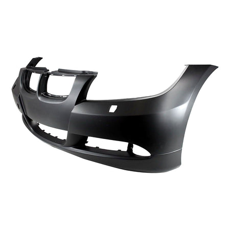 2006-2008 Bmw 3_Series_Sedan Bumper Front Without Sensor Hole With H/Lp Wash Hole Primed_BM1000179-2