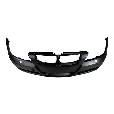 2006-2008 Bmw 3_Series_Sedan Bumper Front Without Sensor Hole With H/Lp Wash Hole Primed_BM1000179-3