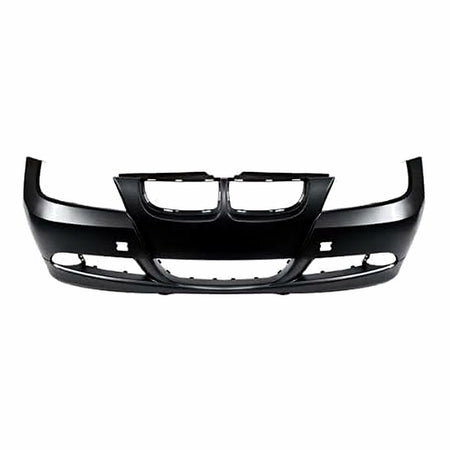 2006-2008 Bmw 3_Series_Sedan Bumper Front Without Sensor Without H/Lp Wash Hole Primed_BM1000180