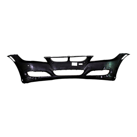2009-2011 Bmw 3_Series_Sedan Bumper Front Primed With Sensor Hole Without H/Lp Wash Hole_BM1000210-4