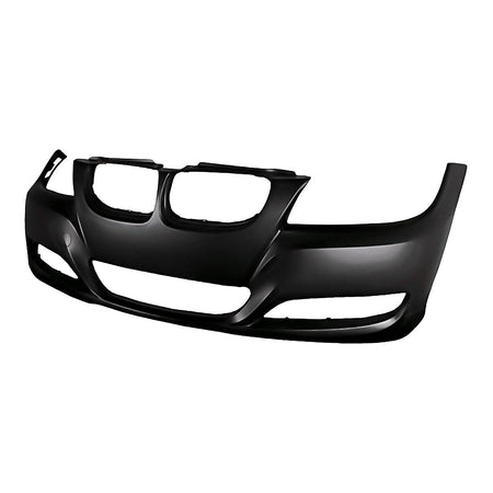 2009-2011 Bmw 3_Series_Sedan Bumper Front Primed Without Sensor Without H/Lp Wash Hole_BM1000212